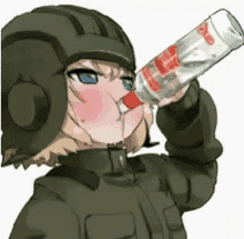 Anime Armor GIF - Anime Armor Alcohol GIFs
