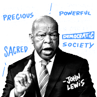 John Lewis Rip John Lewis Sticker - John Lewis Rip John Lewis Civil Rights Stickers
