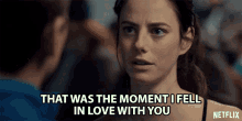That Was The Moment I Fell In Love With You Kaya Scodelario GIF - That Was The Moment I Fell In Love With You Kaya Scodelario Kat Baker GIFs
