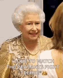 Queen Elizabeth Smiles GIF - Queen Elizabeth Smiles Giggles GIFs