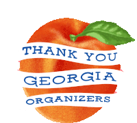Thank You Thanks Sticker - Thank You Thanks Thank You Georgia Organizers Stickers
