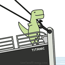 loof and timmy titanic cute trex dinosaur cute dinosaur