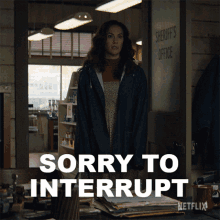 Sorry To Interrupt Erin Greene GIF - Sorry To Interrupt Erin Greene Kate Siegel GIFs