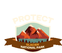 Protect More Parks Protect Glacier National Park Sticker - Protect More Parks Protect Glacier National Park Camping Stickers