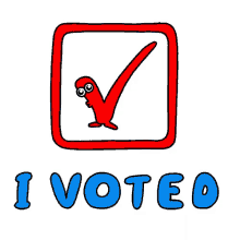 Primary Day I Voted GIF - Primary Day I Voted Vote Sticker GIFs