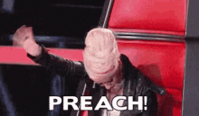 Preach Hand Shaking GIF - Preach Hand Shaking Christina Aguilera GIFs