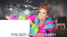 Ive Got An Alien Baby Ufo GIF - Ive Got An Alien Baby Alien Baby Alien GIFs
