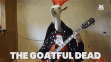 The Goatful Dead Pun GIF - The Goatful Dead Pun Rock GIFs