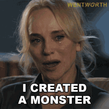 I Created A Monster Marie Winter GIF - I Created A Monster Marie Winter Wentworth GIFs