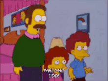 flanders the simpsons todd flanders me i do