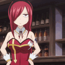 erza erza scarlet angry fairy tail
