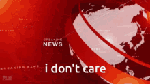 Breaking News I Dont Care GIF - Breaking News I Dont Care GIFs