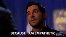 Because I Am Empathetic Tom Ellis GIF - Because I Am Empathetic Tom Ellis Lucifer Morningstar GIFs