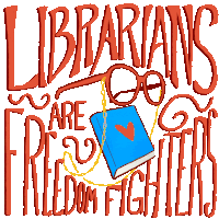 Librarians Are Freedom Fighters Book Sticker - Librarians Are Freedom Fighters Librarians Freedom Stickers
