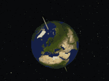 great Earth spinning animated gif