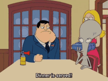 American Dad Francine Smith GIF - American Dad Francine Smith Dinner Is Served GIFs