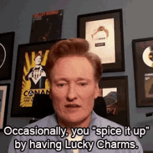 conan spice it up lucky charms