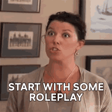 Start With Some Roleplay 30rock GIF - Start With Some Roleplay 30rock Start With Some Make Believe GIFs