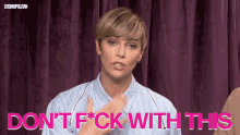 Dont Fuck With This Charlize Theron GIF - Dont Fuck With This Charlize Theron Stop It GIFs