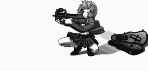 Gungirl Anime Gif Gungirl Gun Girl Discover Share Gifs