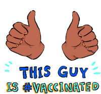 This Guy Is Vaccinated Vaccine Sticker - This Guy Is Vaccinated Vaccinated Vaccine Stickers