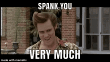 Spank You Ace Ventura GIF - Spank You Ace Ventura Thank You Very Much GIFs