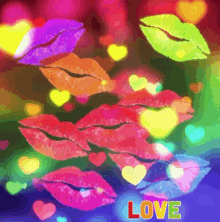 Love Rainbow GIF - Love Rainbow Kisses GIFs