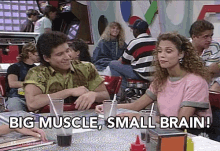 Big Muscle Small Brain GIF - Big Muscle Small Brain Dumb GIFs