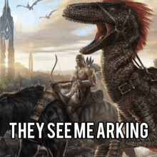 Ark Raptor GIF - Ark Raptor Rollin GIFs