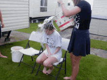 ginine ice bucket challenge