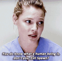 Greys Anatomy Izzie Stevens GIF - Greys Anatomy Izzie Stevens You Do Know What A Human Being Is GIFs