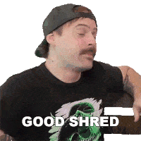 Good Shred Jared Dines Sticker - Good Shred Jared Dines Well Done Stickers