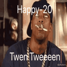 Happy2020 Twen Tweeeen GIF - Happy2020 Twen Tweeeen Cigar GIFs