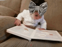 Baby Reading GIF - Baby Reading Exhausted GIFs