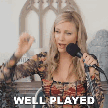 Well Played Nicole Arbour GIF - Well Played Nicole Arbour Good Job GIFs