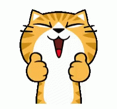 The perfect Animated Cat Thumbs Up Animated GIF for your conversation. 