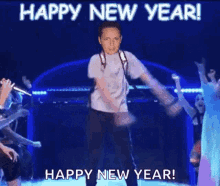 happy new year dancing new year nye party