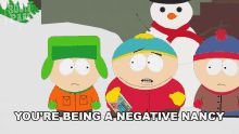 Youre Being A Negative Nancy Stop It GIF - Youre Being A Negative Nancy Stop It Eric Cartman GIFs