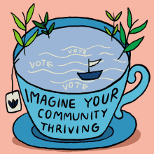 Imagine Your Community Thriving Tea GIF - Imagine Your Community Thriving Thriving Tea GIFs