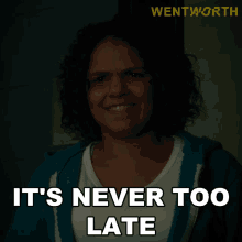 Its Never Too Late Ruby Mitchell GIF - Its Never Too Late Ruby Mitchell Wentworth GIFs