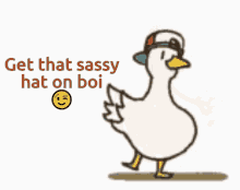 Sassy Saturday Duck With Hat Saturday GIF - Sassy Saturday Duck With Hat Saturday Saturday Duck GIFs