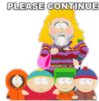 Please Continue Kenny Mccormick Sticker - Please Continue Kenny Mccormick Cartman Stickers