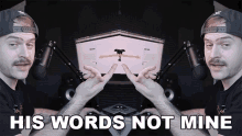His Words Not Mine Jared Dines GIF - His Words Not Mine Jared Dines Hes The One Who Said It GIFs