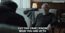 Cut This Crap I Know What You Are Up To Paul Freeman GIF - Cut This Crap I Know What You Are Up To Paul Freeman Warren Byrne GIFs