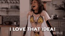 I Love That Idea Frankie GIF - I Love That Idea Frankie Lily Tomlin GIFs
