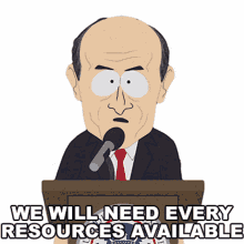 we will need our available resources to see this through michael chertoff south park pandemic s12e10