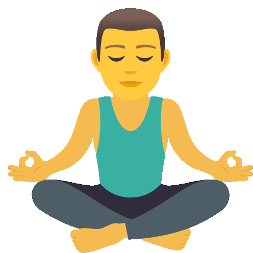 Meditating Activity Sticker - Meditating Activity Joypixels - Discover ...