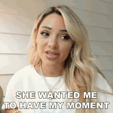 She Wanted Me To Have My Moment Gabriella Demartino GIF - She Wanted Me To Have My Moment Gabriella Demartino Fancy Vlogs By Gab GIFs