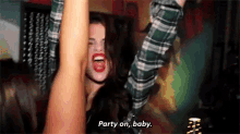 Selena Gomez Partyon GIF - Selena Gomez Partyon GIFs