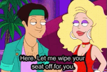 Sit On My Face GIF - Sit On My Face American Dad Wipe GIFs